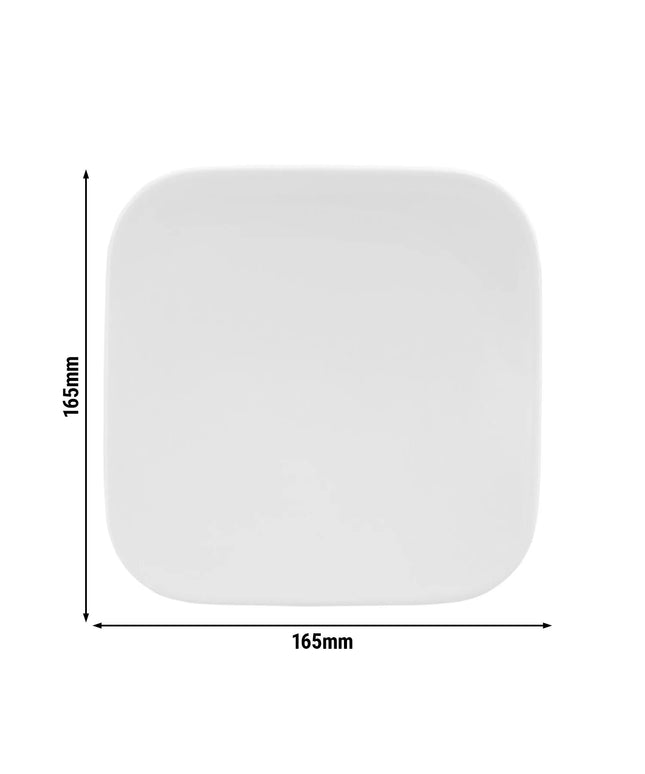 SELTMANN WEIDEN | Square Porcelain Plate 165 x 165 mm Coup Fine Dining – White