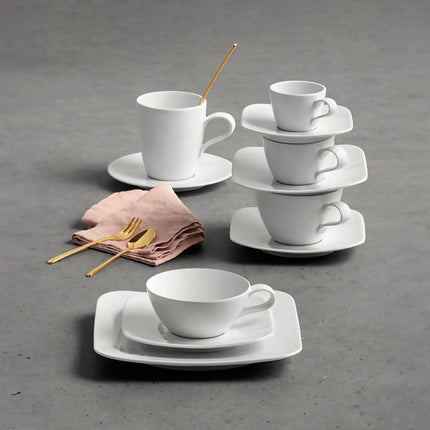 SELTMANN WEIDEN | Square Porcelain Plate 165 x 165 mm Coup Fine Dining – White