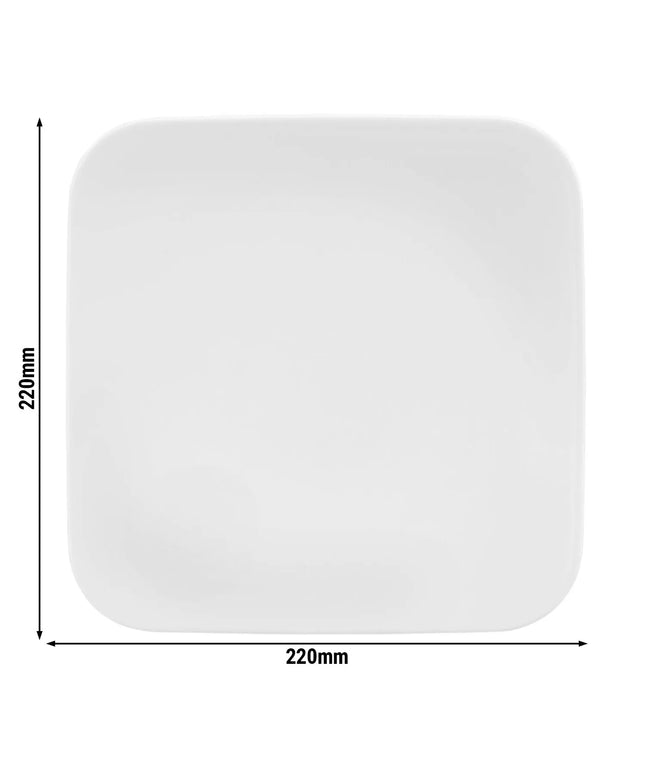 SELTMANN WEIDEN | Square Porcelain Plate 220 x 220 mm Coup Fine Dining – White