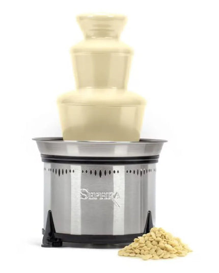 Socola Trắng Couverture Bỉ Fondue Sephra 28003 Sẵn Dùng Cho Máy Phun, Bộ 10 Túi 0.91 kg