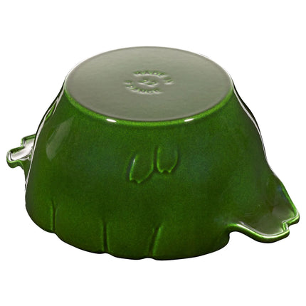 STAUB | Artichoke Cocotte Enamelled Cast Iron Casserole Dish – Ø 220 mm – Basil Green