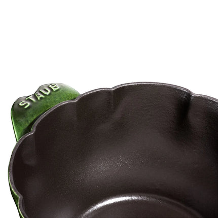 STAUB | Artichoke Cocotte Enamelled Cast Iron Casserole Dish – Ø 220 mm – Basil Green