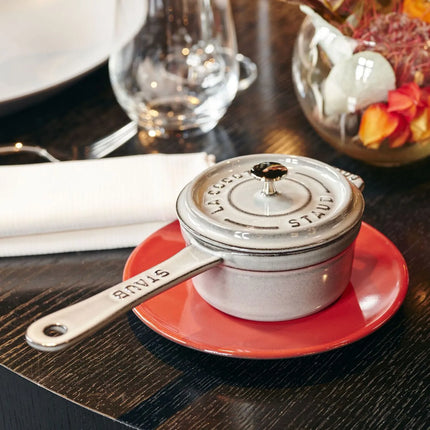 STAUB | Cast Iron Saucepan – Ø 10 cm - Graphite Grey - Grill/Oven to 260°C