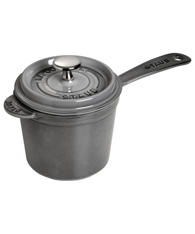 STAUB | Cast Iron Saucepan – Ø 18 cm - Graphite Grey - All Hobs + Oven/Grill to 240°C