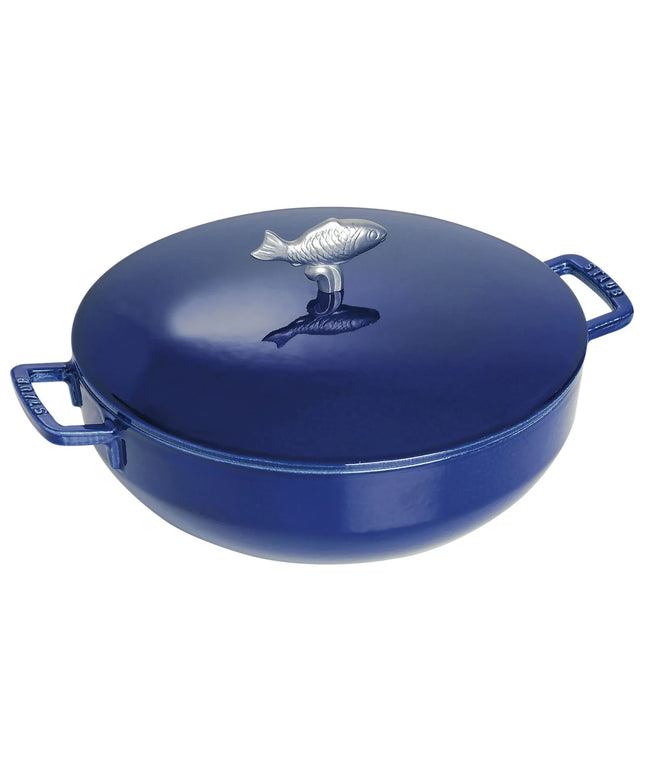 STAUB | Cast Iron Stockpot with Lid – Ø 28 cm - Black - Grill/Oven to 260°C