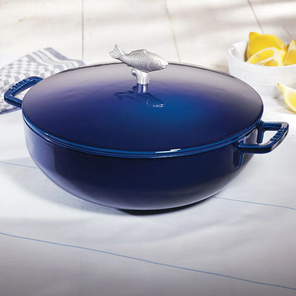 STAUB | Cast Iron Stockpot with Lid – Ø 28 cm - Black - Grill/Oven to 260°C