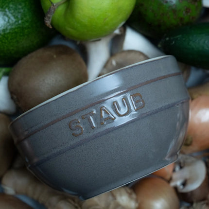 STAUB| Ceramic Bowl – Antique Grey - Ø 120 mm - Antique Glaze