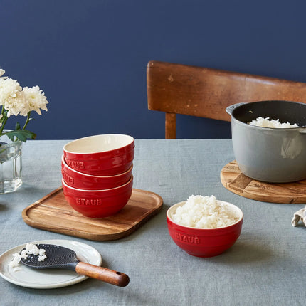 STAUB| Ceramic Bowl – Cherry Red - Ø 120 mm - Antique Glaze