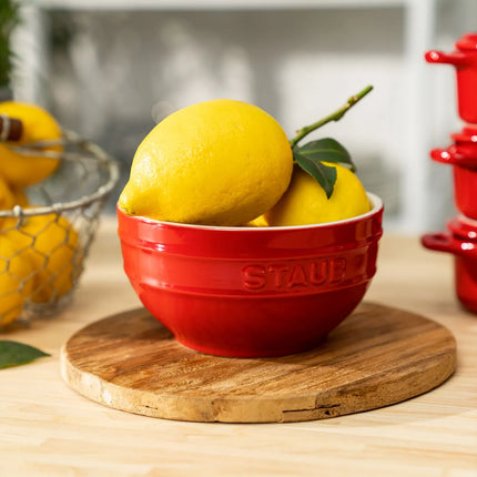 STAUB| Ceramic Bowl – Cherry Red - Ø 120 mm - Antique Glaze