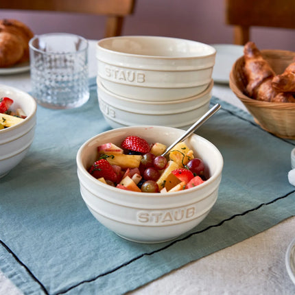 STAUB| Ceramic Bowl – Ivory White - Ø 140 mm - Antique Glaze