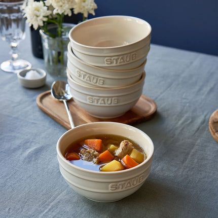STAUB| Ceramic Bowl – Ivory White - Ø 140 mm - Antique Glaze
