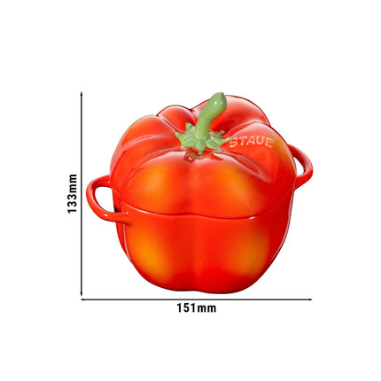 STAUB| Ceramic Bowl – Orange-Red - Ø 110 mm