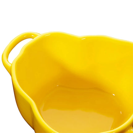 STAUB| Ceramic Cocotte Casserole Dish – Bell Pepper Shape - Yellow - 0.45 L - Made in France