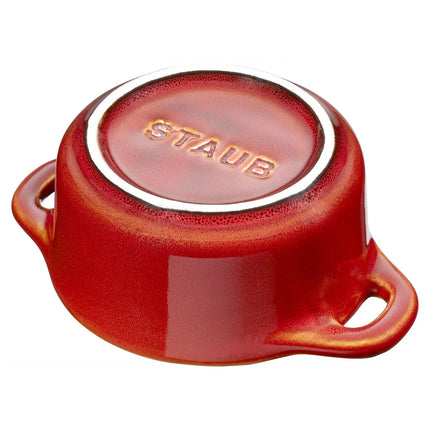 STAUB| Ceramic Mini Cocotte, Round – Antique Copper - Ø 100 mm - Oven & Dishwasher Safe