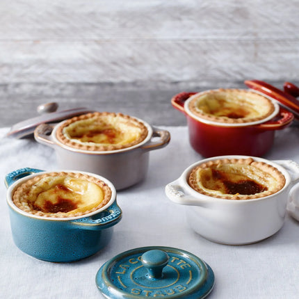 STAUB| Ceramic Mini Cocotte, Round – Antique Copper - Ø 100 mm - Oven & Dishwasher Safe