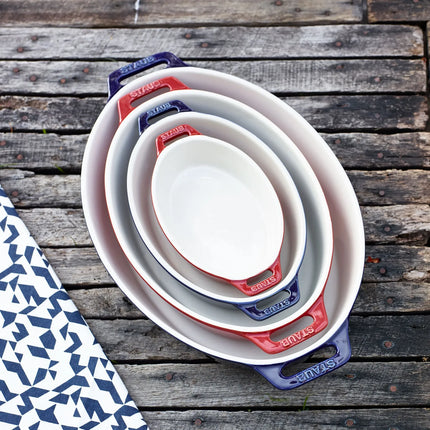 STAUB| Ceramic Oval Baking Dish – Cherry Red - 170 mm