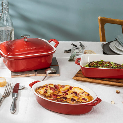 STAUB| Ceramic Oval Baking Dish – Cherry Red - 170 mm