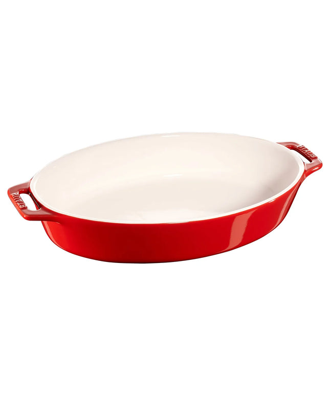 STAUB| Ceramic Oval Baking Dish – Cherry Red - 300 mm