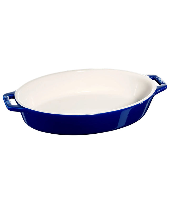 STAUB| Ceramic Oval Baking Dish – Dark Blue - 230 mm