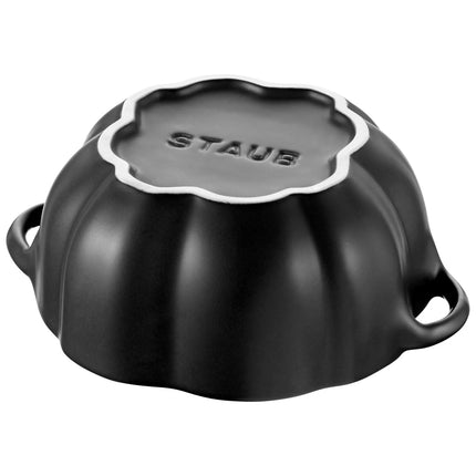 STAUB| Ceramic Pumpkin Cocotte – Black - Ø 150 mm