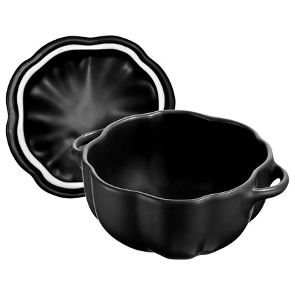 STAUB| Ceramic Pumpkin Cocotte – Black - Ø 150 mm