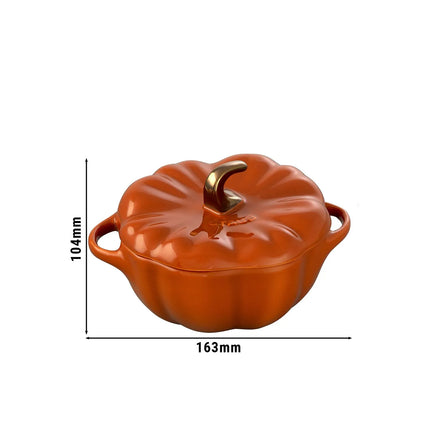 STAUB| Ceramic Pumpkin Cocotte – Cinnamon - Ø 120 mm