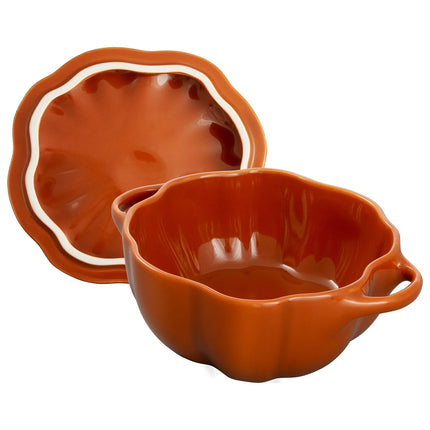 STAUB| Ceramic Pumpkin Cocotte – Cinnamon - Ø 120 mm