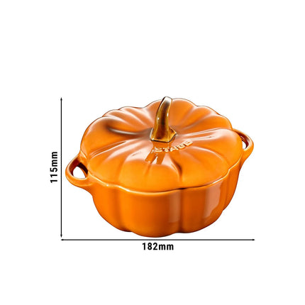 STAUB| Ceramic Pumpkin Cocotte – Cinnamon - Ø 150 mm