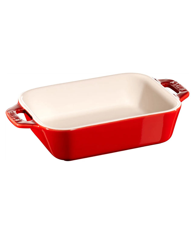 STAUB| Ceramic Rectangular Baking Dish – Cherry Red - 140×110 mm