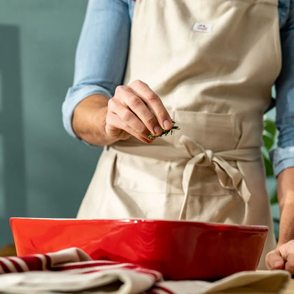 STAUB| Ceramic Rectangular Baking Dish – Cherry Red - 270×200 mm - Ergonomic Handles