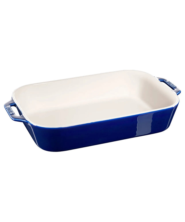 STAUB| Ceramic Rectangular Baking Dish – Dark Blue - 340×240 mm - Stackable