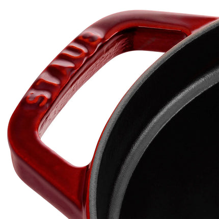 STAUB | Cocotte Oval Enamelled Cast Iron Casserole Dish – 310 mm Oval – Grenadine Red