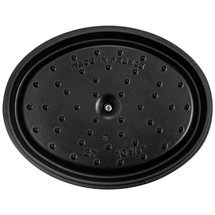 STAUB | Cocotte Oval Enamelled Cast Iron Casserole Dish – 330 mm Oval – Basil Green