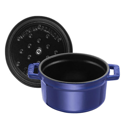 STAUB | Cocotte Round Enamelled Cast Iron Casserole Dish – Ø 200 mm – Dark Blue