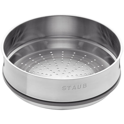 STAUB | Cocotte with Steamer Insert – Ø 260 mm – Black