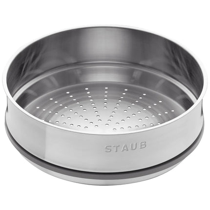 STAUB | Cocotte with Steamer Insert – Ø 260 mm – Graphite Grey
