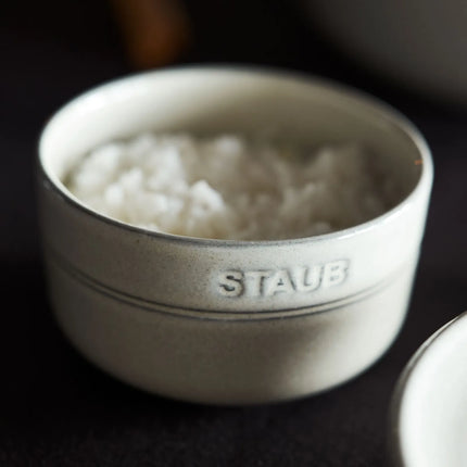 STAUB | Dining Line Ceramic Bowl – Ø 10 cm - White Truffle