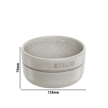 STAUB | Dining Line Ceramic Bowl – Ø 12 cm - White Truffle