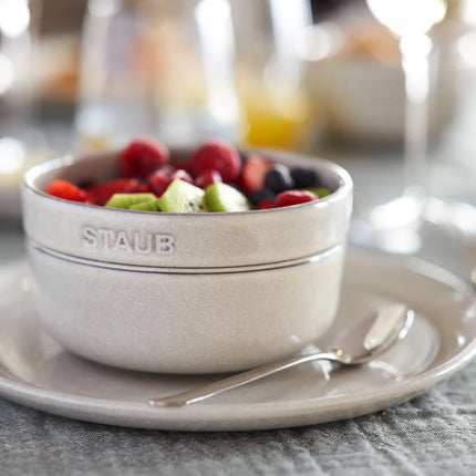STAUB | Dining Line Ceramic Bowl – Ø 12 cm - White Truffle