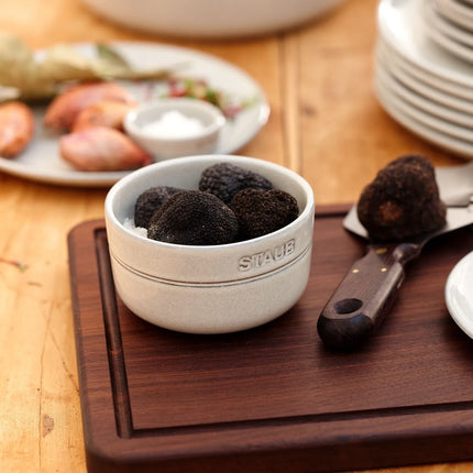 STAUB | Dining Line Ceramic Bowl – Ø 12 cm - White Truffle
