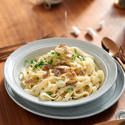 STAUB | Dining Line Ceramic Deep Plate – Ø 24 cm - White Truffle