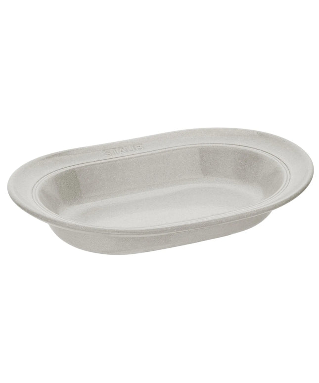 STAUB | Dining Line Ceramic Deep Plate – Ø 25 cm - White Truffle