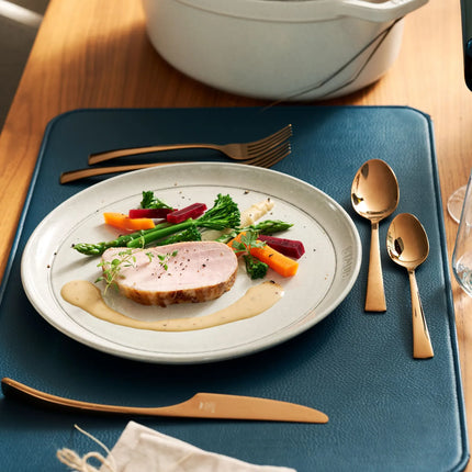 STAUB | Dining Line Ceramic Flat Plate – Ø 15 cm - White Truffle