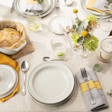 STAUB | Dining Line Ceramic Flat Plate – Ø 15 cm - White Truffle