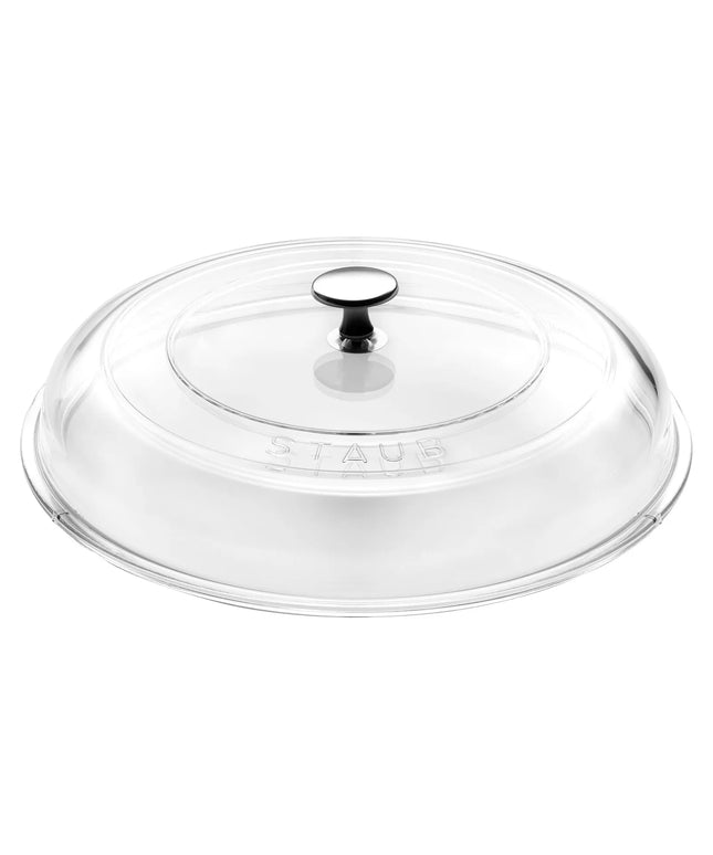 STAUB | Glass Lid – Pan Lid - Oven & Dishwasher Safe - Nickel-Plated Knob