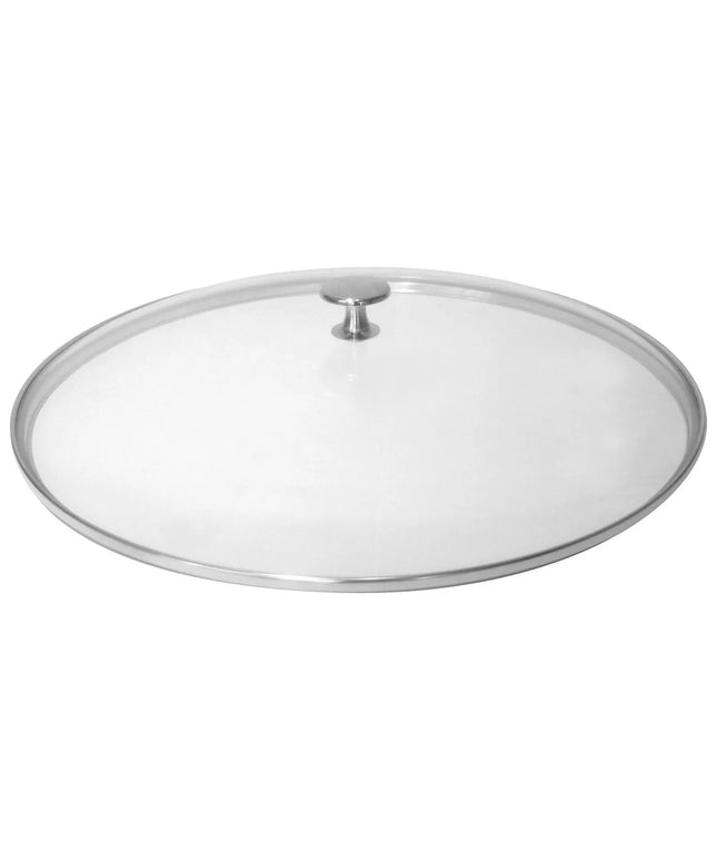 STAUB | Glass Lid – Wok Lid - Oven & Dishwasher Safe - Nickel-Plated Knob - Ø 37 cm