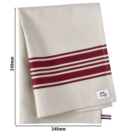 STAUB | Kitchen Tea Towel – Cherry Red - 700×500 mm - Washable 60°C