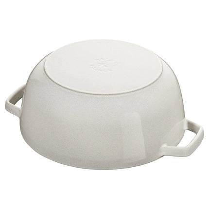 STAUB | La Marmite Enamelled Cast Iron Pot – Ø 240 mm – White Truffle