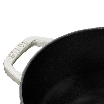 STAUB | La Marmite Enamelled Cast Iron Pot – Ø 240 mm – White Truffle