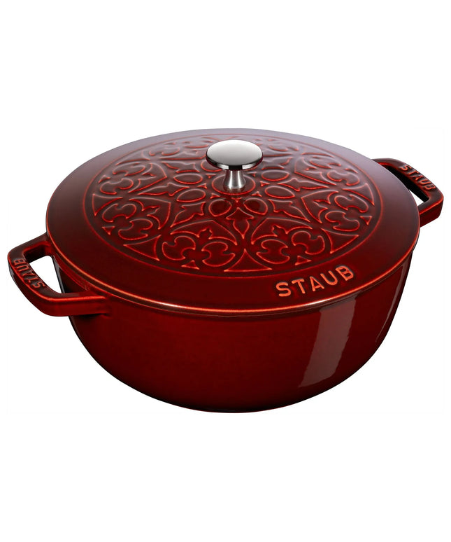 STAUB | La Marmite Lily Enamelled Cast Iron Pot – Ø 240 mm – Grenadine Red